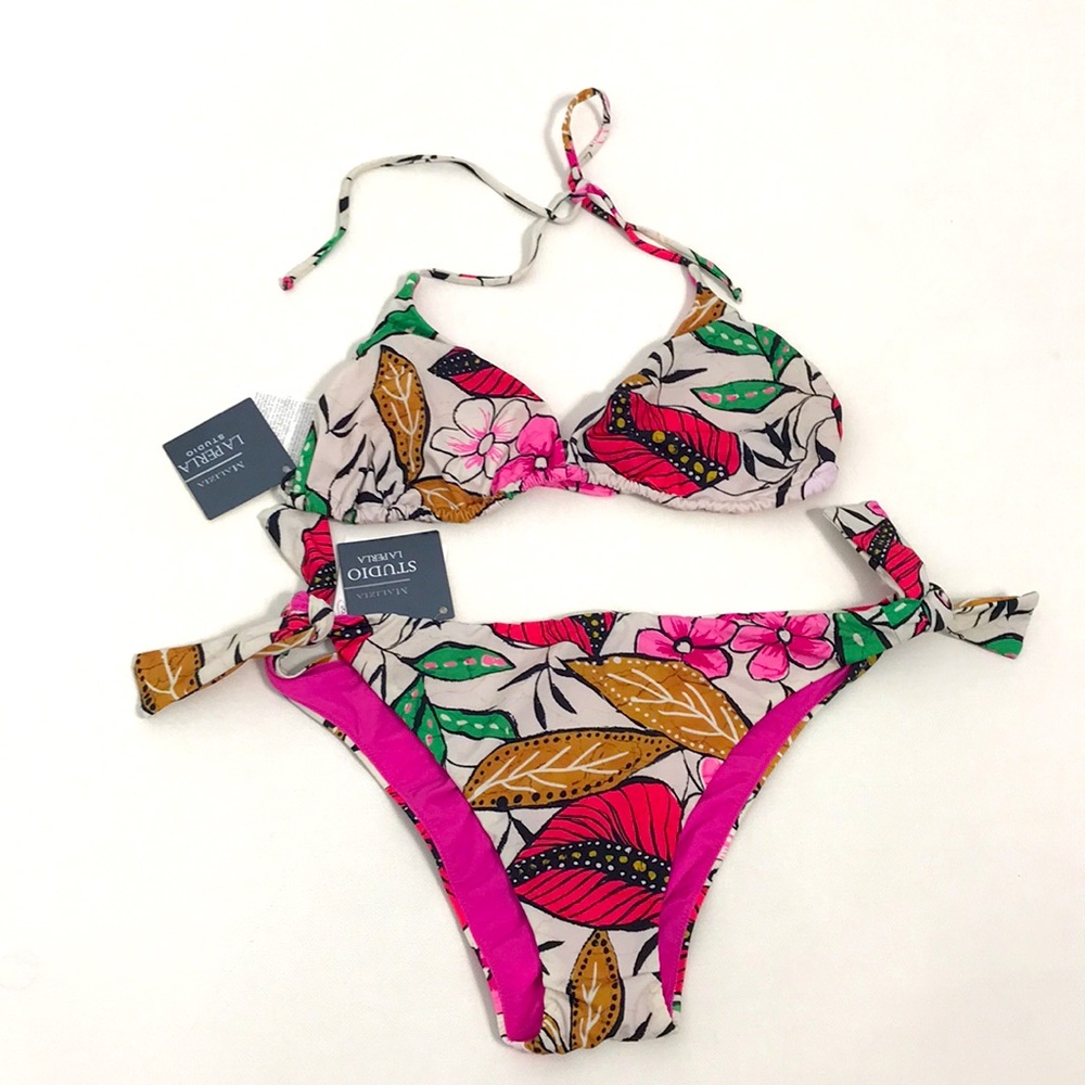 NWT LA PERLA MALIZIA Floral bikini Set